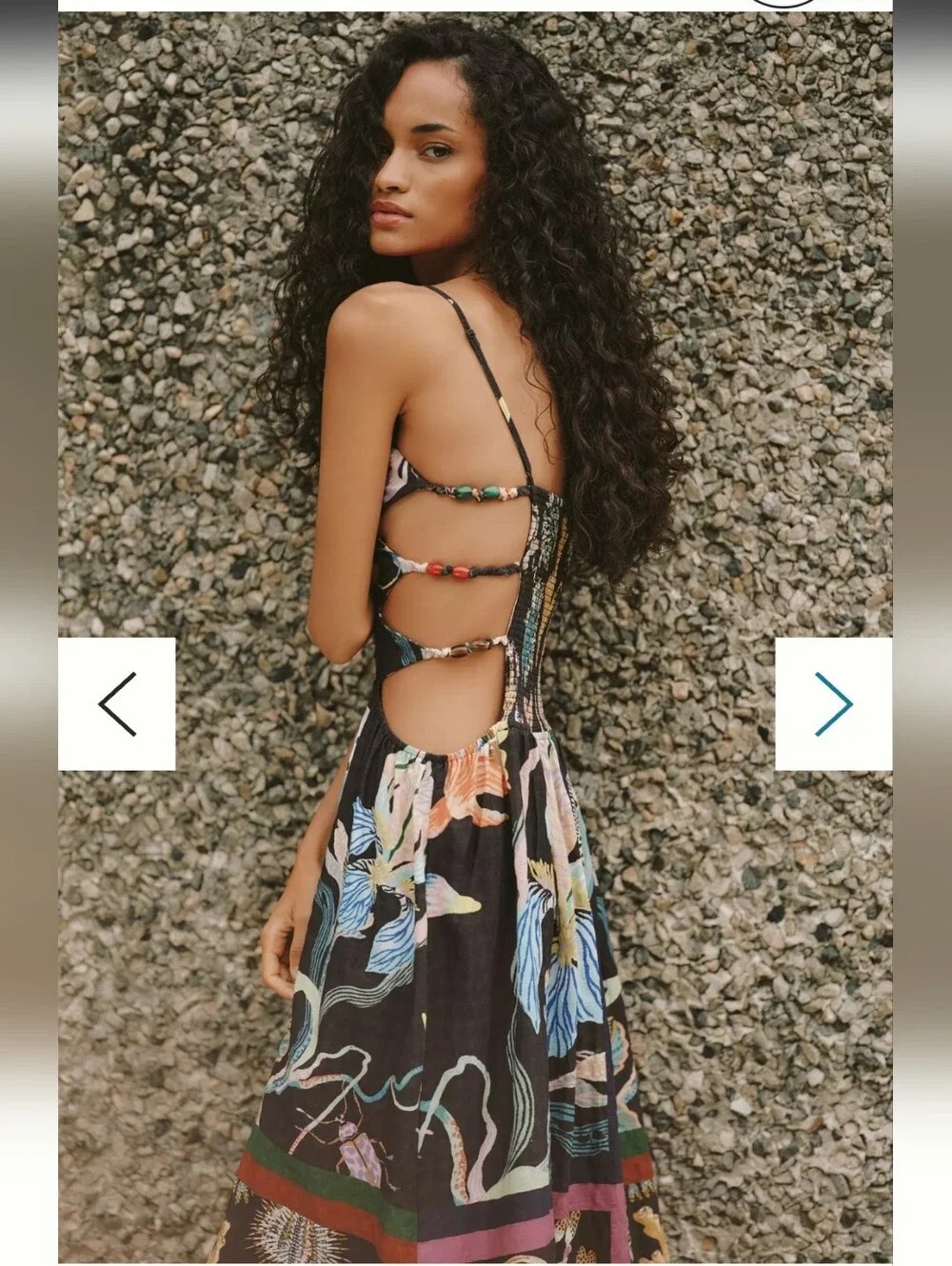 NWT Celandine x Sarah Gordon Cutout Midi Dress